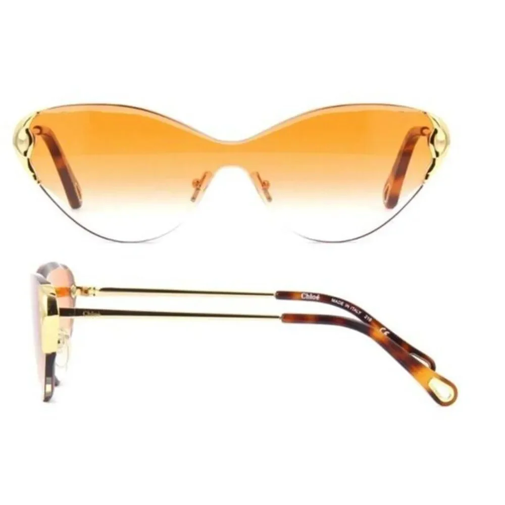 Chloe ́‎ Curtis Cat Eye Shield Sunglasses